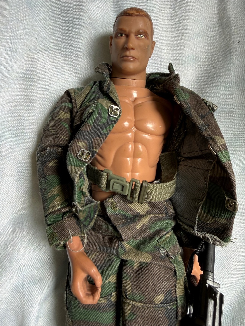 90s Ultimate Soldier U.S. Military Action Figure in Camouflage Uniform w/ Gear - Picture 3 of 12